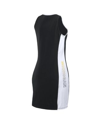 Women's Black Michigan Wolverines Bodyframing Tank Dress