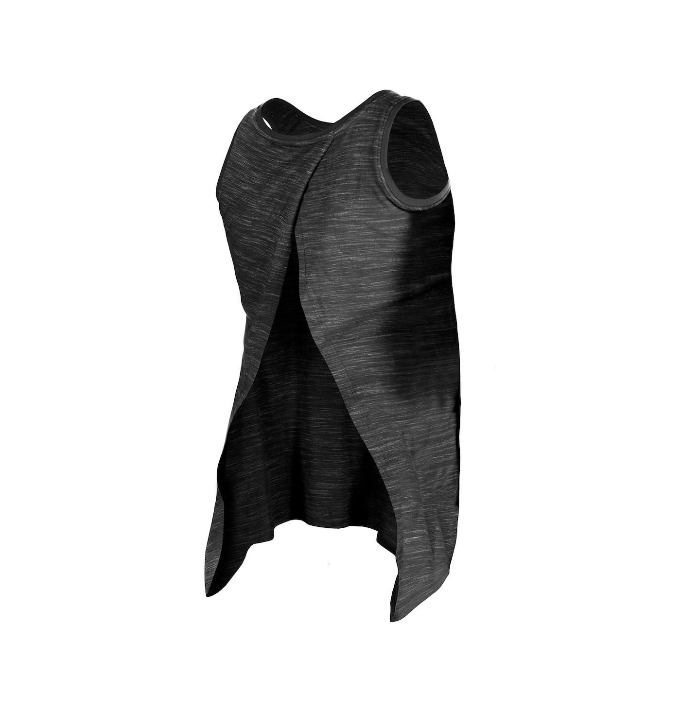 Женский топ 5th & Ocean Black Atlanta United FC Athletic Cross Back — фото 2
