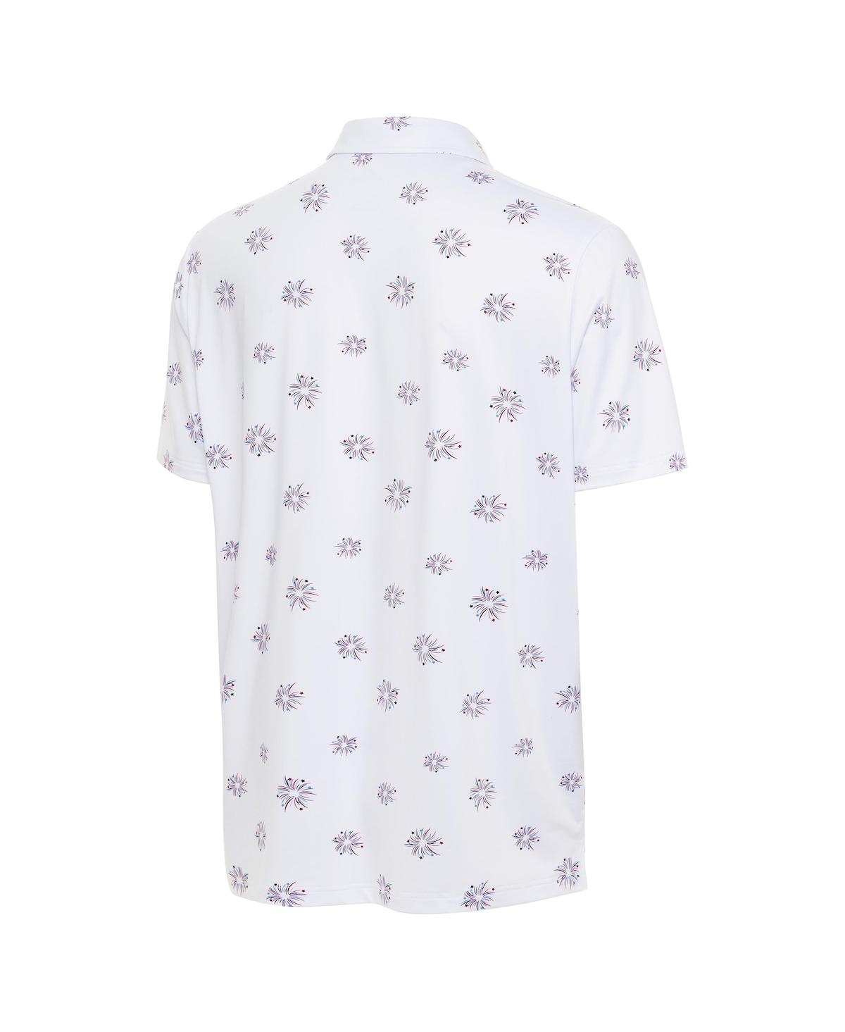 Antigua Men'sKansas City Chiefs Fireworks Polo - White