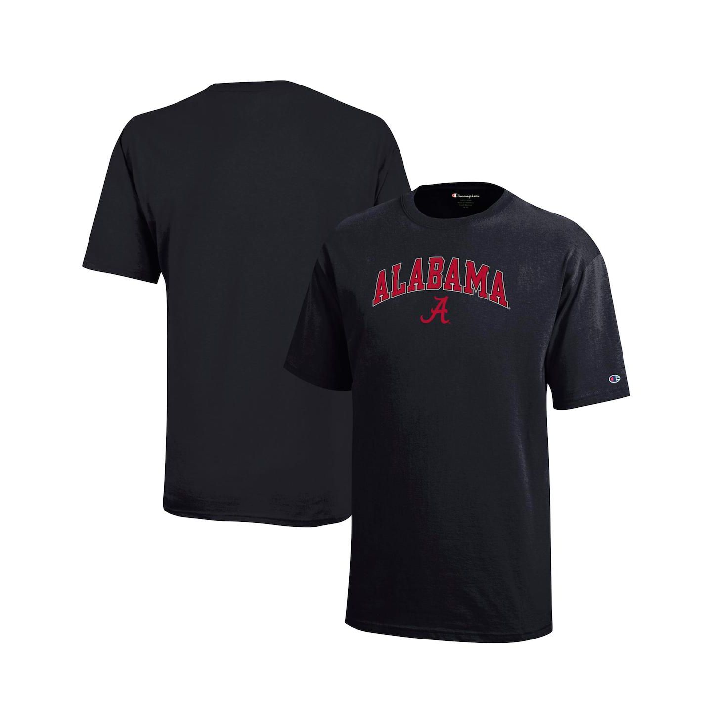 Детская футболка Champion Black Alabama Crimson Tide Arch Over Logo — фото 1