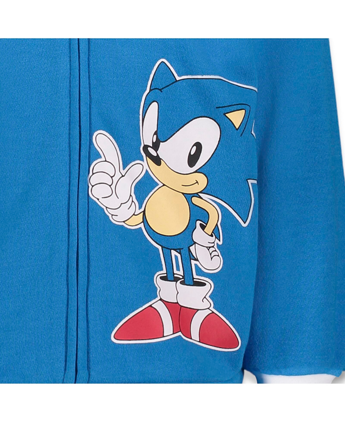 Sega Toddler Boysthe Hedgehog Shadow Knuckles Fleece Zip Up Hoodie - Sonic
