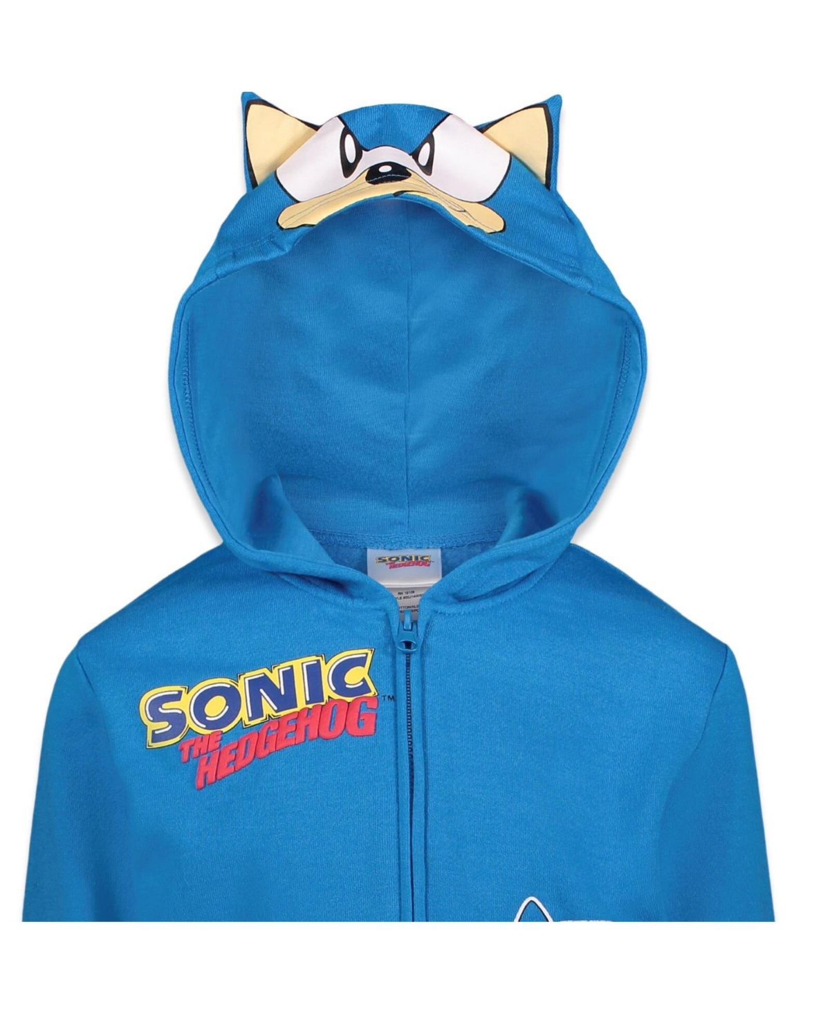 Sega Toddler Boysthe Hedgehog Shadow Knuckles Fleece Zip Up Hoodie - Sonic
