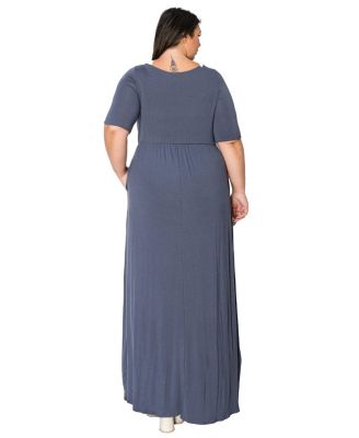 Plus Size Eva Pocket Maxi Dress