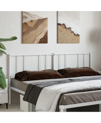 Metal Headboard White 76"