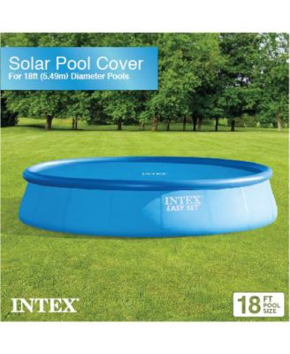 18 Ft Round Easy Set Blue Solar Cover for Swimming Pools, Pool Cover Only
