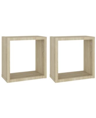 Wall Cube Shelves 2 pcs Sonoma Oak 11.8"x5.9"x11.8"