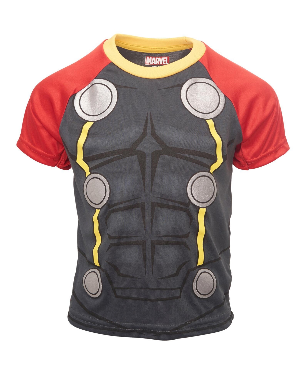 Marvel Big Boys Avengers Captain America Iron Man Venom Hulk Cosplay Athletic T-Shirt and Shorts Outfit Set to