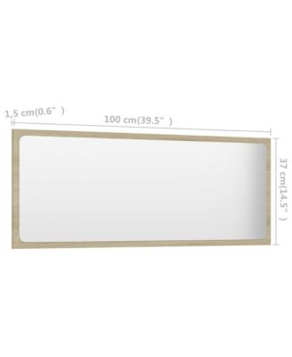 Engineered Wood Acrylic Mirror