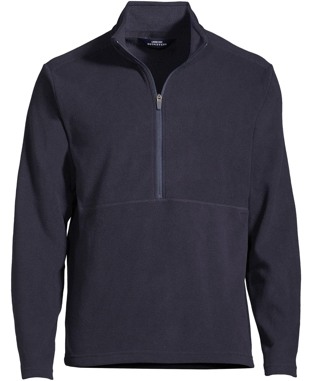 Lands' End Big & Tall Thermacheck 100 Fleece Quarter Zip Pullover Top