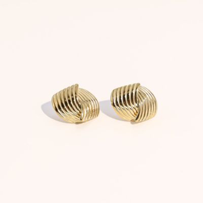 Stainless Steel Alix Stud Earrings