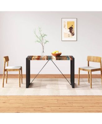 Dining Table Solid Reclaimed Wood 47.2"