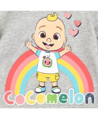 Baby Girls JJ Baby Pullover Fleece Sweatshirt and Pants Set to