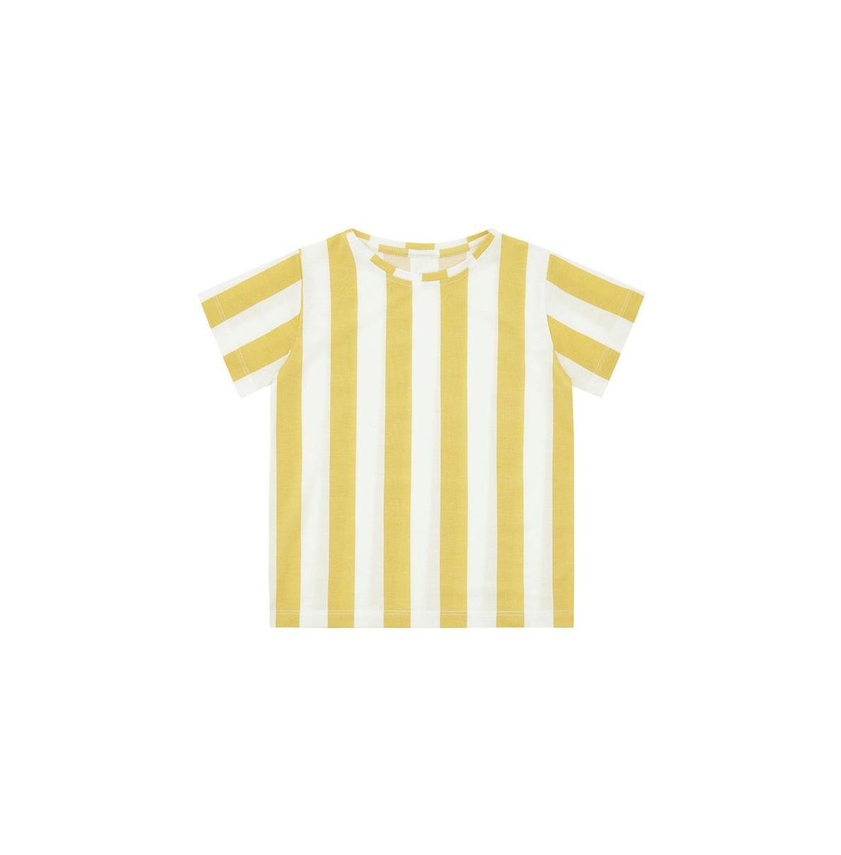 Vild House of Little Baby Tencel Shirt - Yellow striped
