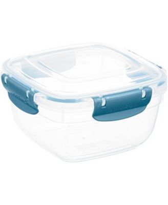 Airtight Food Storage Container with Leakproof Lid, 30 Oz, Orange