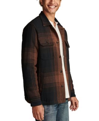 Men's Plaid Shirt Jacket