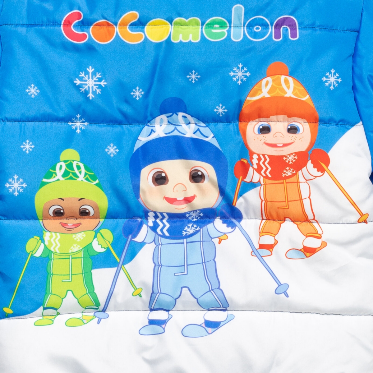 CoComelon Baby Boys Zip Up Winter Coat Puffer Jacket