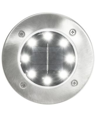 Solar Ground Lights 8 pcs LED Lights White