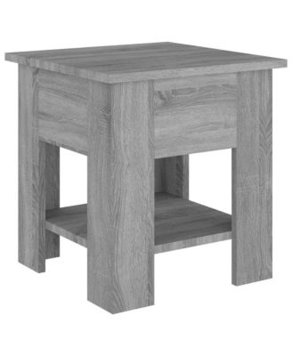 Coffee Table Gray Sonoma 15.7"x15.7"x16.5" Engineered Wood