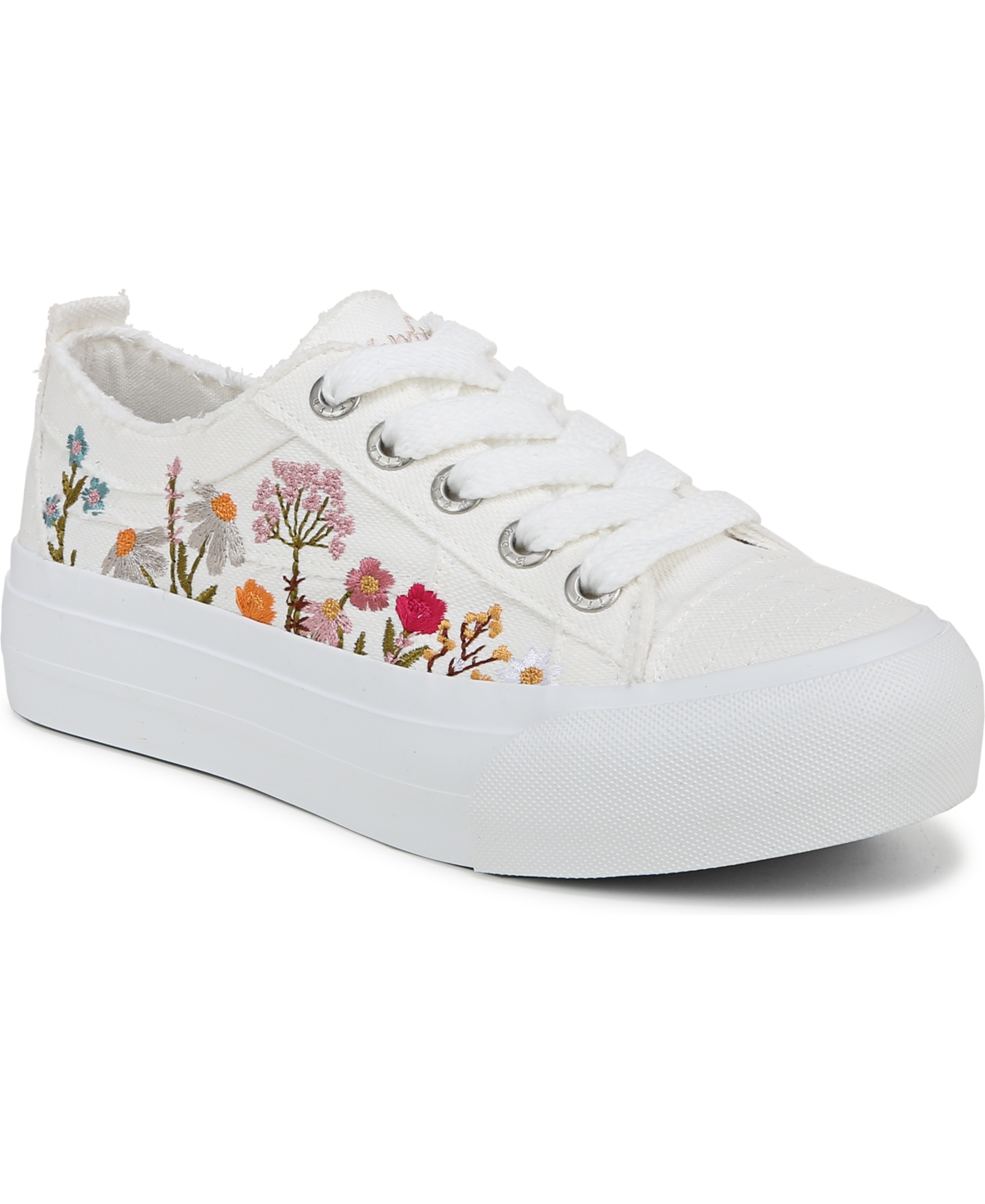 BLOWFISH MALIBU WOMEN'S SADIE-SUN EMBROIDERED LACE UP PLATFORM SNEAKERS 