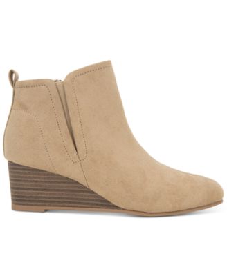 Style & Co Women's Joviee Wedge Booties, Created for Macy's