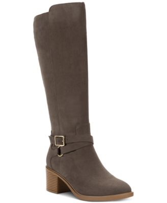 Style Co Women s Uticaa Belt Heel Boots Created for Macy s Macy s