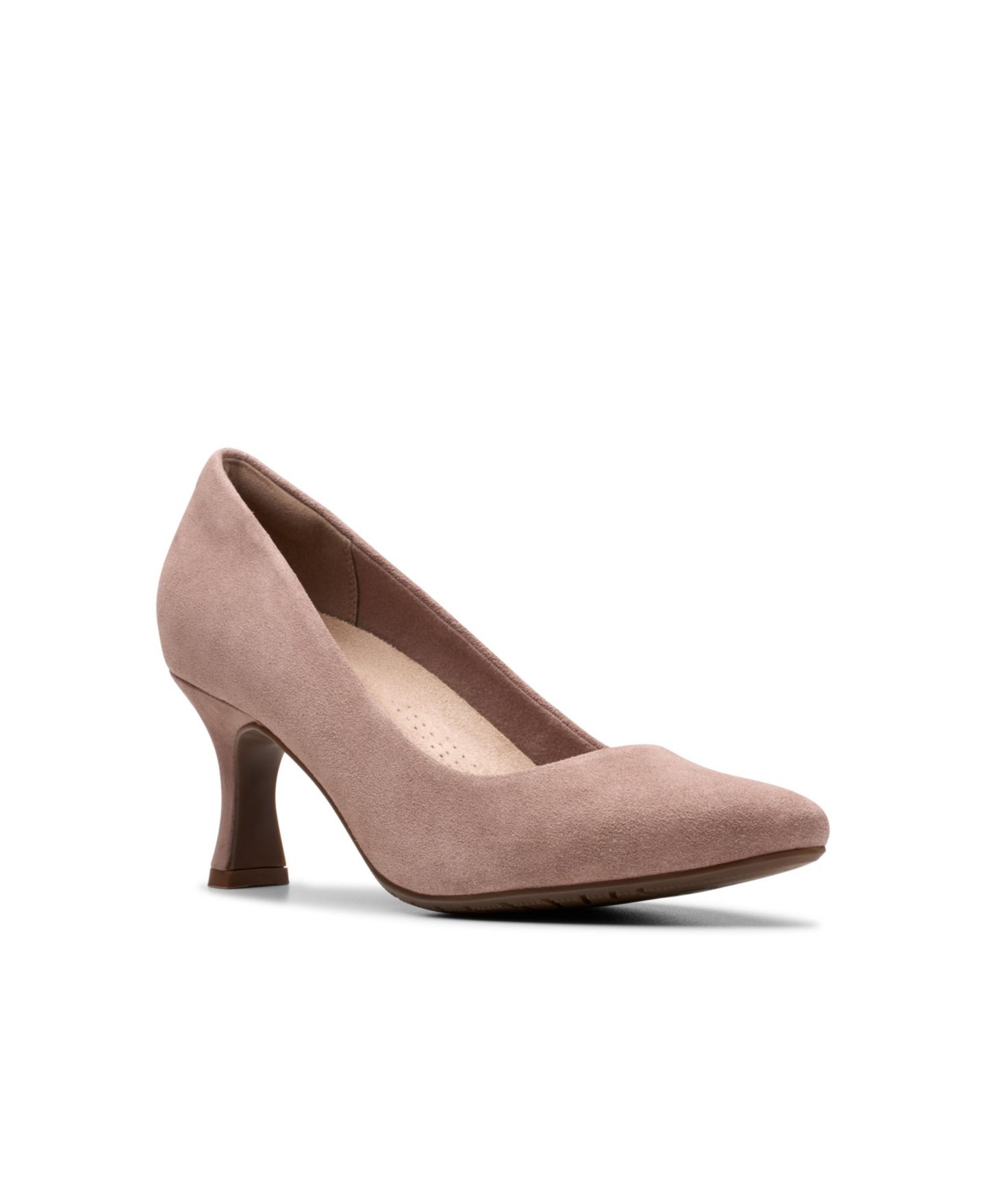 Женские туфли Clarks Kataleyna Gem Pointed-Toe Comfort Pumps, цвет: Чёрный кожаный — фото 7