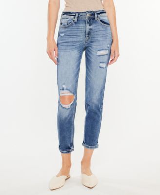 KanCan sale distressed mom jeans