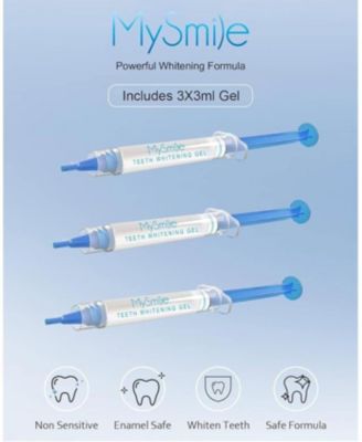 Teeth Whitening Gel Pen Refill Pack, 3 Non-Sensitive Teeth Whitening Pen, Deluxe Teeth Whitener Dental Grade Tooth Whitening Gel with Carbamide Peroxide for Home, 10 min Fast Result