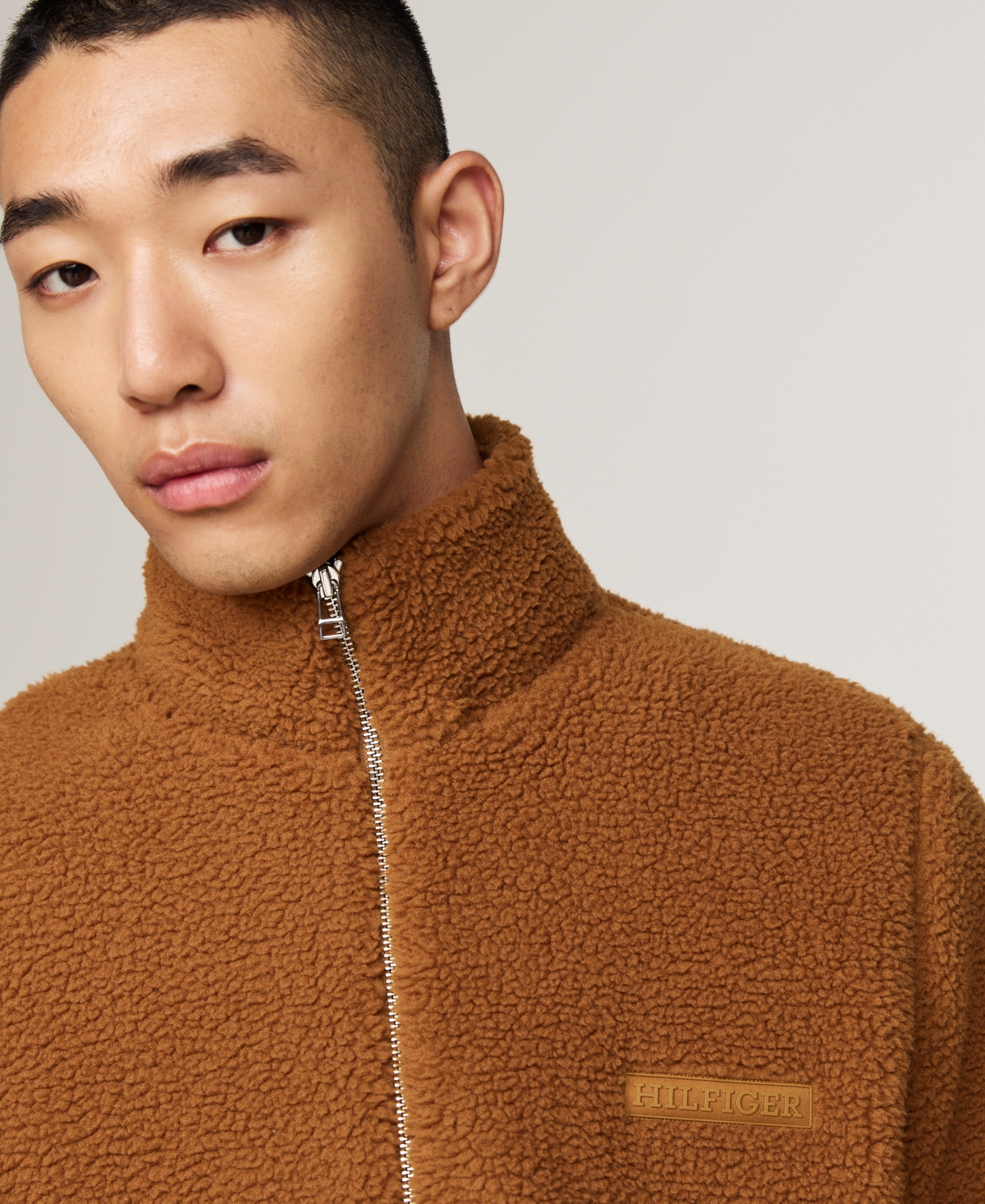 Tommy Hilfiger Men's Monotype Teddy Zip Sweater