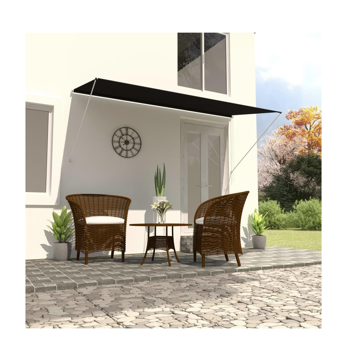 Retractable Awning 118.1"x59.1" Anthracite