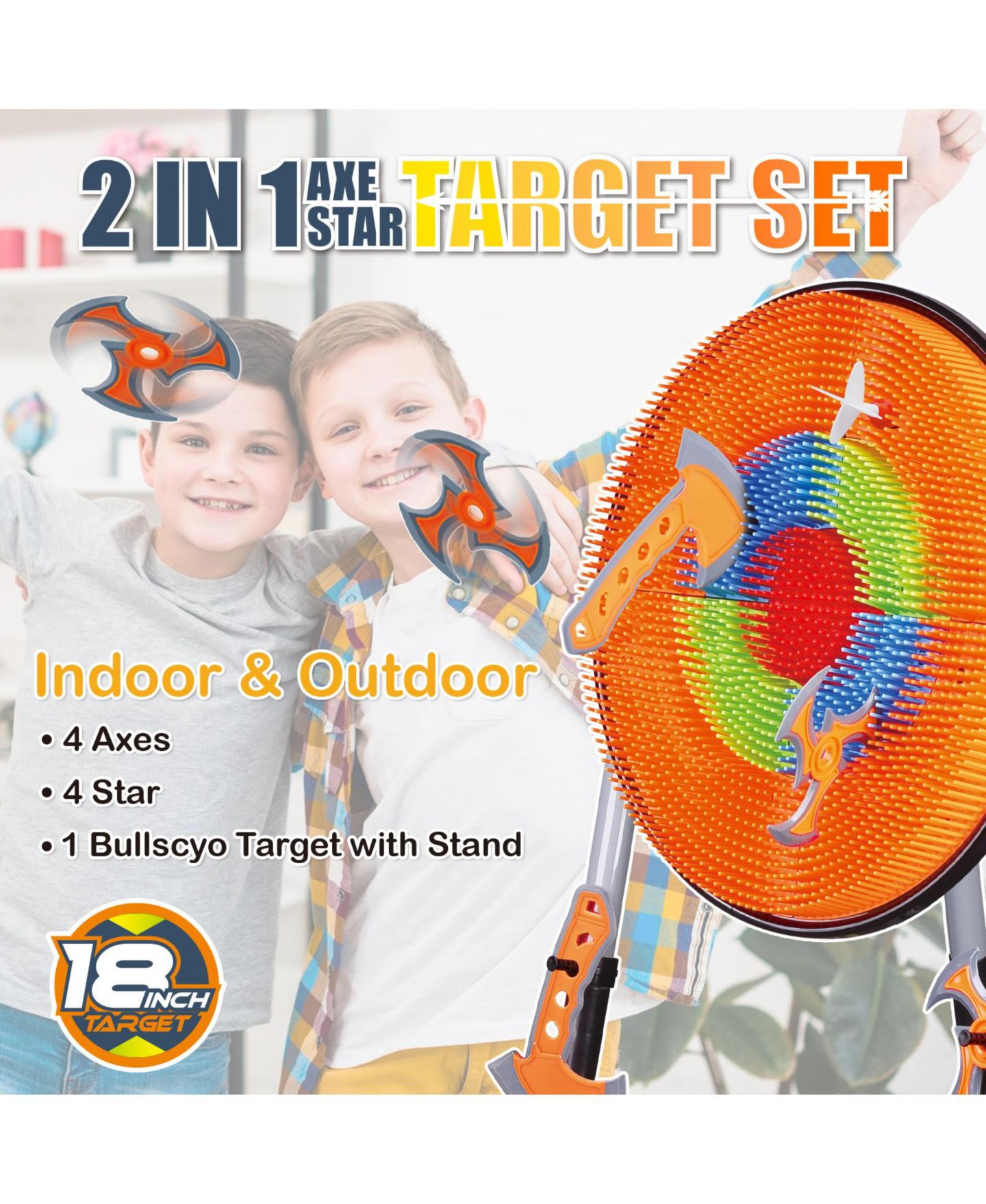 Детские игрушки Contixo TS1 Target Axe Throwing Set — фото 7