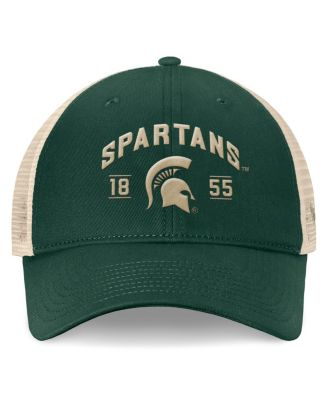 Men's Green Michigan State Spartans Heritage Waylon Trucker Adjustable Hat