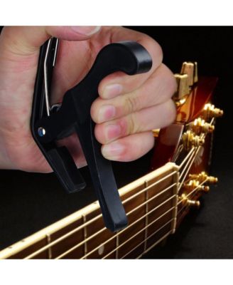 Guitar Capo Tune Clamp Accessories for Acoustic Electric Guitar Ukulele 2 Packs