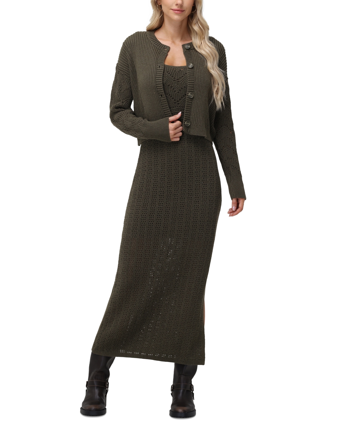 Frye Women's Cotton Ribbed Button-Front Cardigan