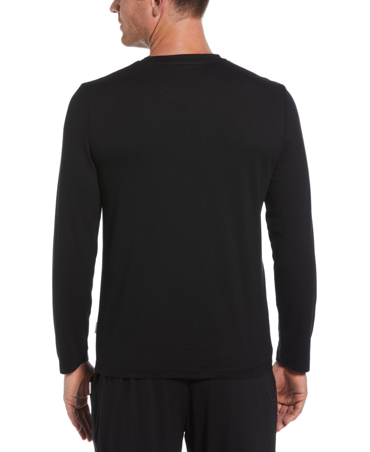 Свитшоты Touch для мужчин, круглый вырез — Perry Ellis Portfolio, цвет: Чёрный — фото 3