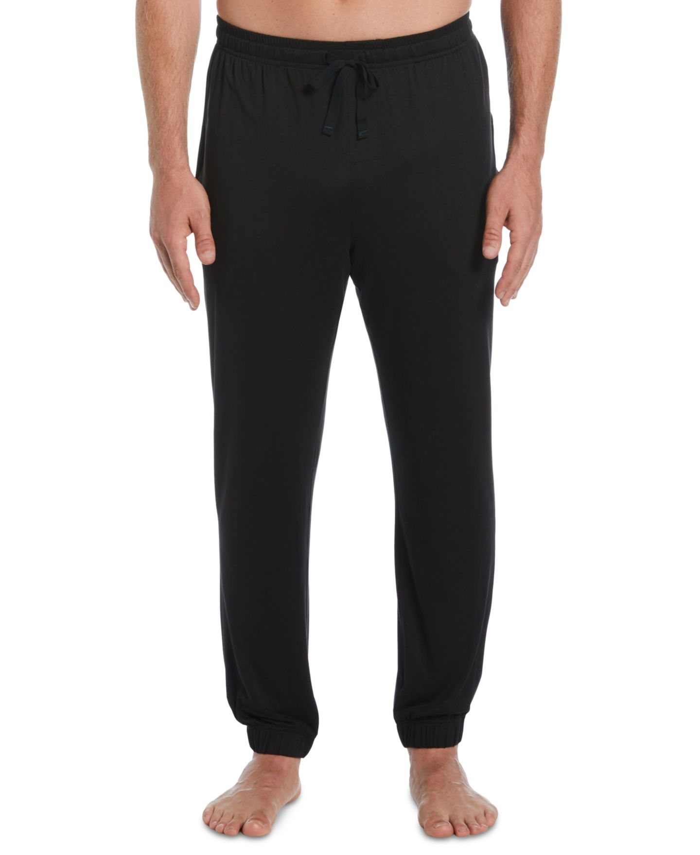 Мужские брюки Perry Ellis Portfolio Deluxe Touch Knit Jogger, цвет: Чёрный — фото 1