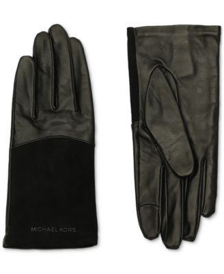 MICHAEL Women's Suede & Leather Tech Gloves