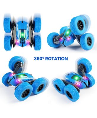Remote Control Car Race Stunt Toy Double Sided 360° Rotating Rechargeable