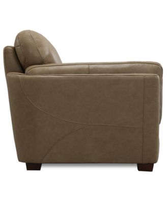 CLOSEOUT! Korder Leather Loveseat, Created for Macy's