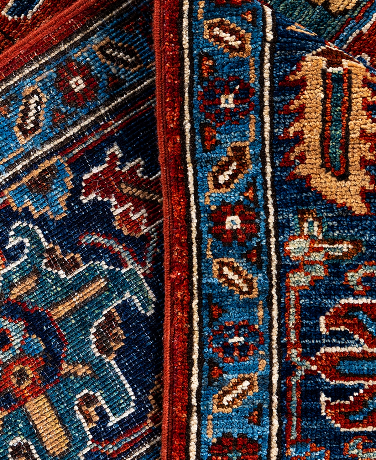 Adorn Hand Woven Rugs Serapi M1993 8'x9'9" Area Rug In Red