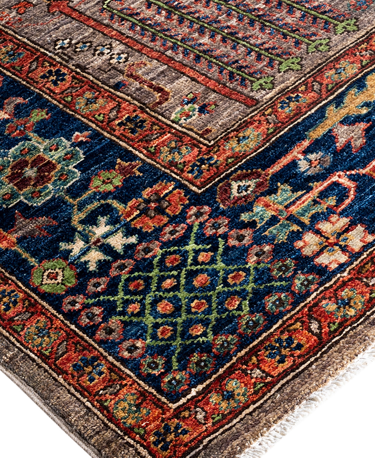 Adorn Hand Woven Rugs Serapi M1993 8'2"x9'9" Area Rug In Brown