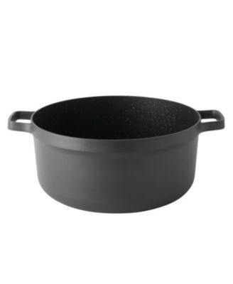 GEM 11" Nonstick Stockpot 7.7Qt., Black, Glass Lid