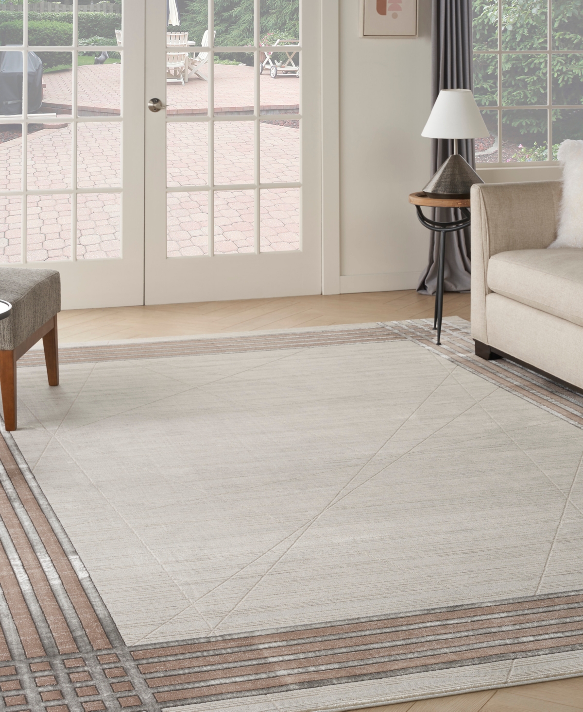 Nourison Home Desire Dsr01 9'x12' Area Rug In Ivory