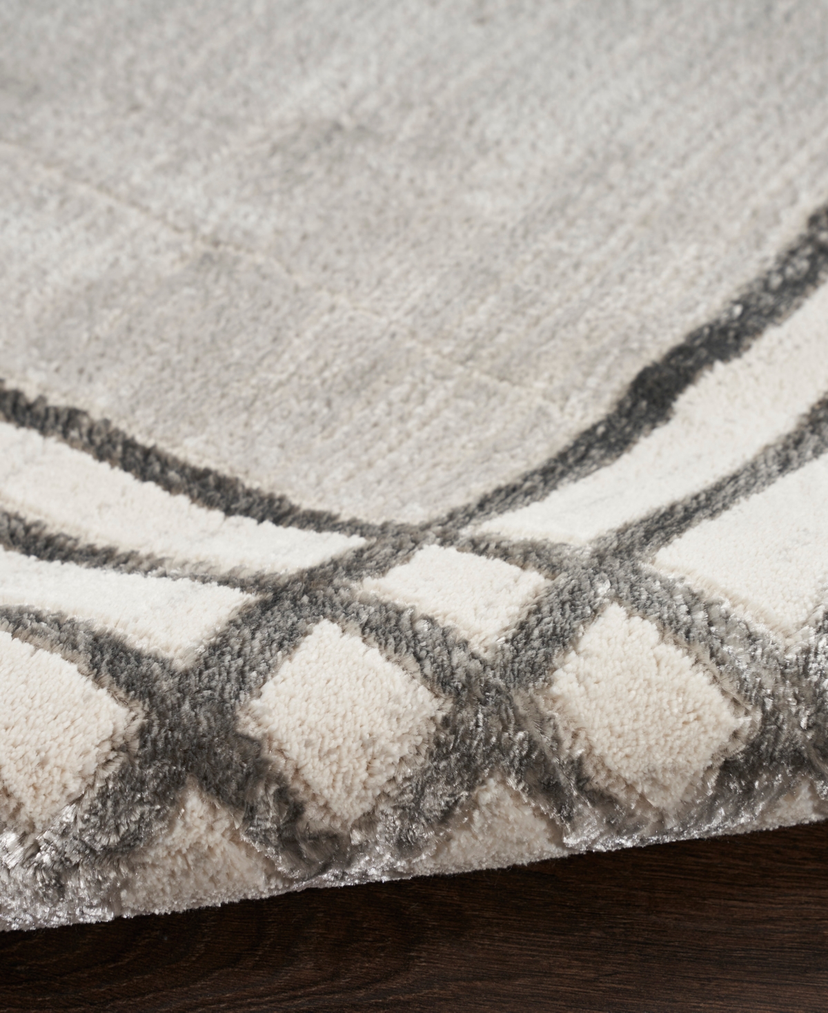 Nourison Home Desire Dsr01 5'3"x7'3" Area Rug In Gray