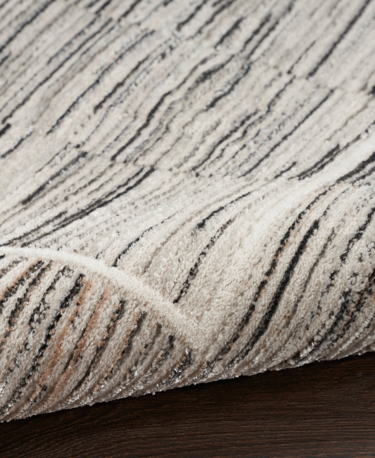 Nourison Home Desire Dsr02 9'x12' Area Rug In Charcoal