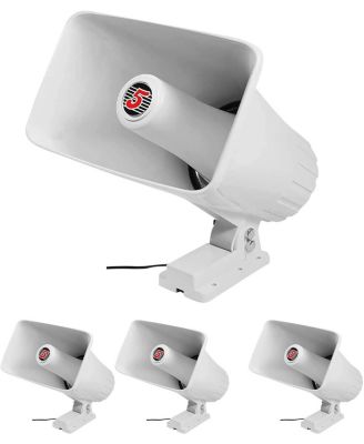 Indoor Outdoor PA Horn Speaker 5 x 8 Inch Loud PA System 8 Ohm 65W Loud Siren Audio - 4PCS