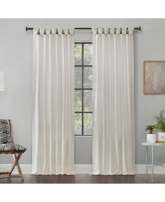Washed Cotton Twist Tab Curtain