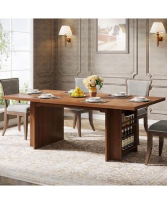 63 Inches Office Executive Desk, Home Office Desk Large Computer Writing Table with Storage, Wood Workstation Desk Small Conference Table