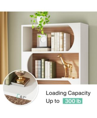 Modern 5-Tier Bookcase, 71-Inch Tall Freestanding Bookshelf with Storage Shelves, Large Open Bookcases Wood Display Shelving Unit