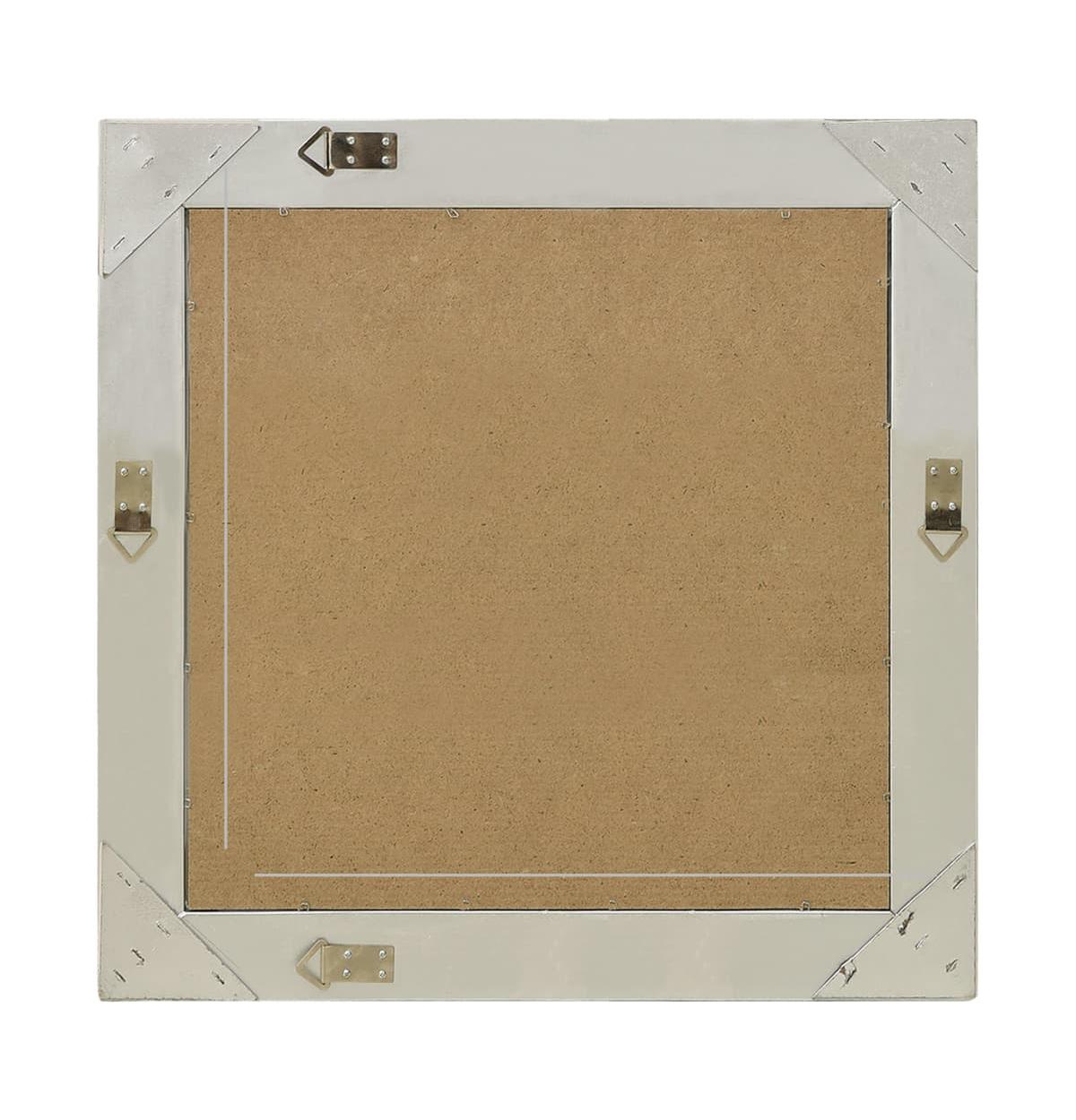 vidaXL Wall Mirror Baroque Style 23.6"x23.6" Silver